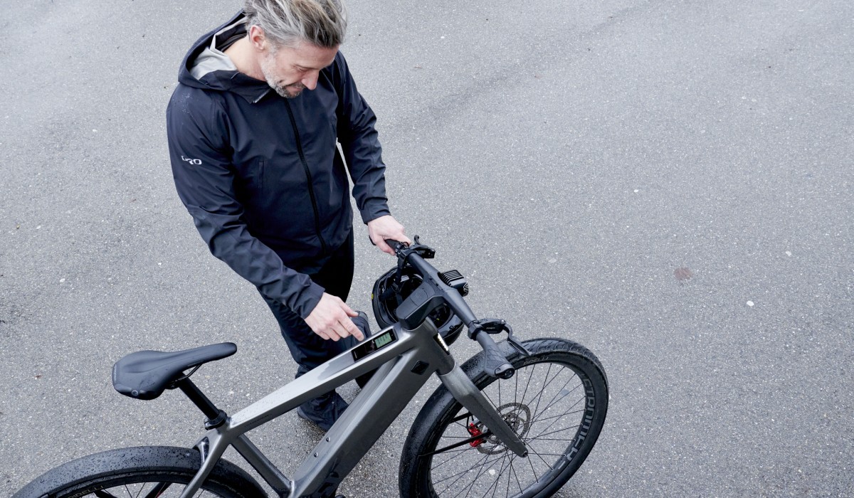 Snelle e-bike met drievoudige diefstalbeveiliging: de Stromer ST5 ABS.