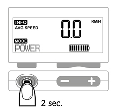 function of the power button