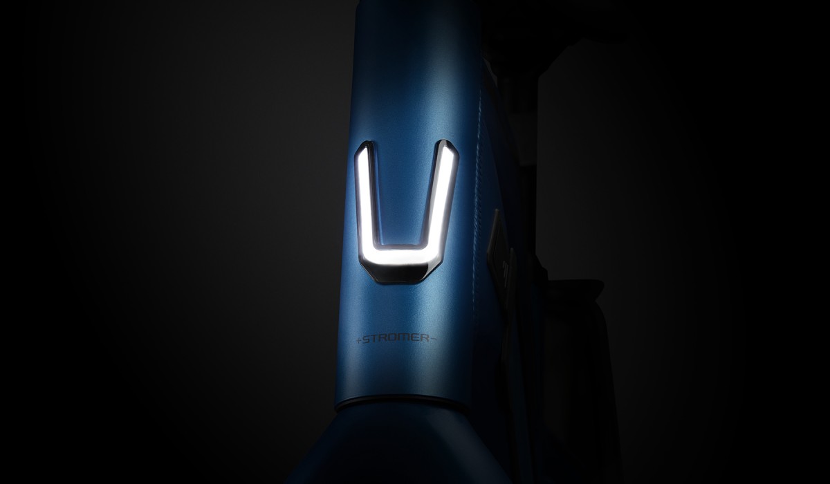 The Stromer ST2 Launch Edition with Daylight daytime running light.