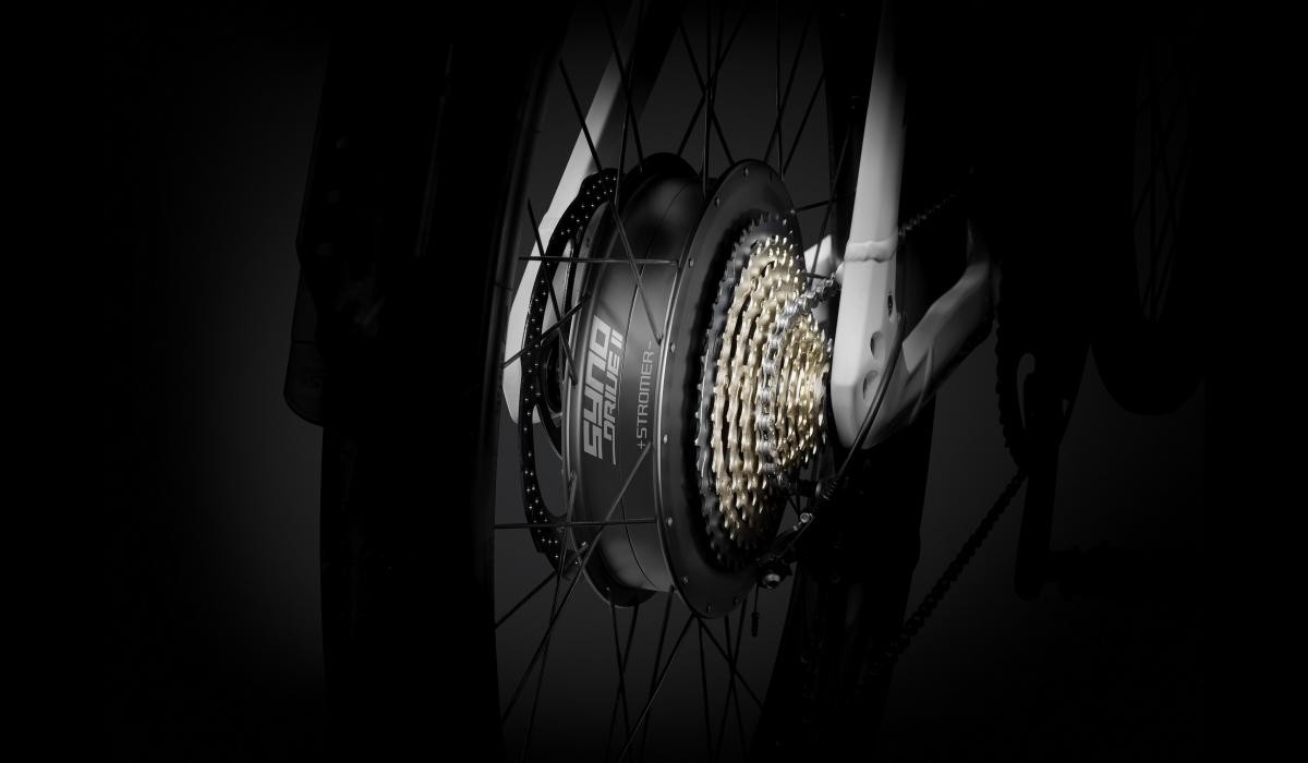 Stromer ST3 Limited Edition e-bike rear-wheel motor with assistance up to 45 km/h.
