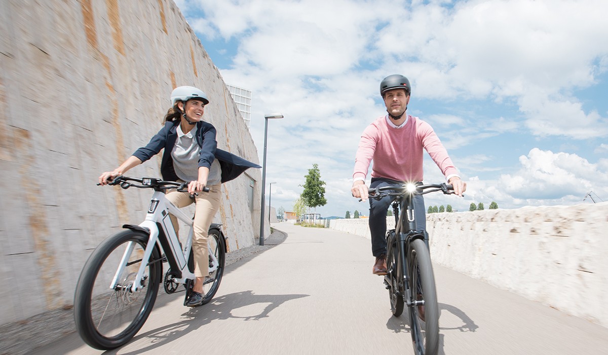 Grâce à l'assurance vélo électrique, vous pouvez vous déplacer sereinement avec votre speed pedelec Stromer. 