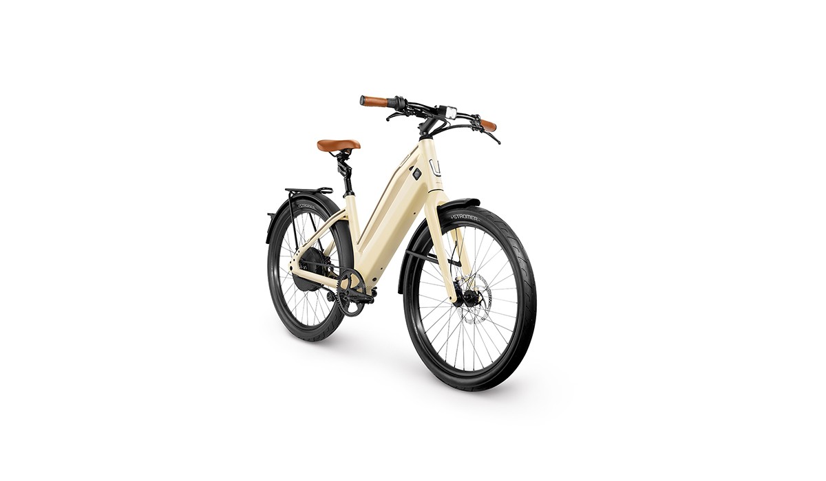 Stromer ST2 Special Edition E-Bike in Ivory Cream Speziallackierung.