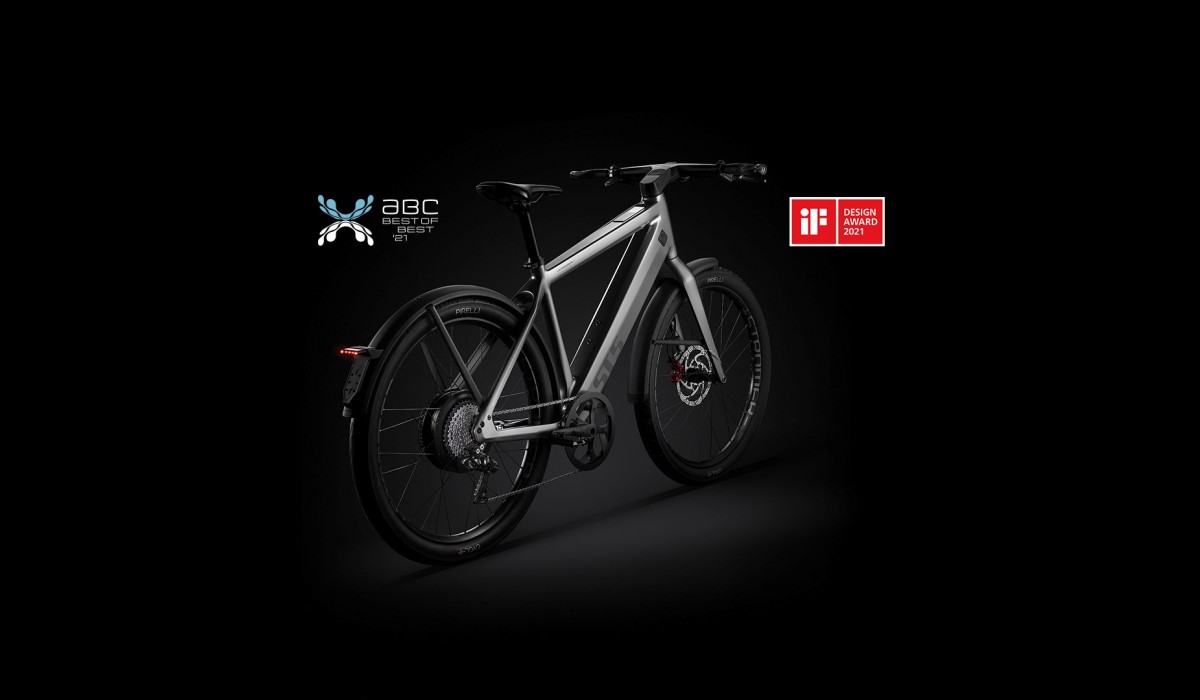 The new Stromer ST5 – with ground frame and fully integrated ABS for additional safety.