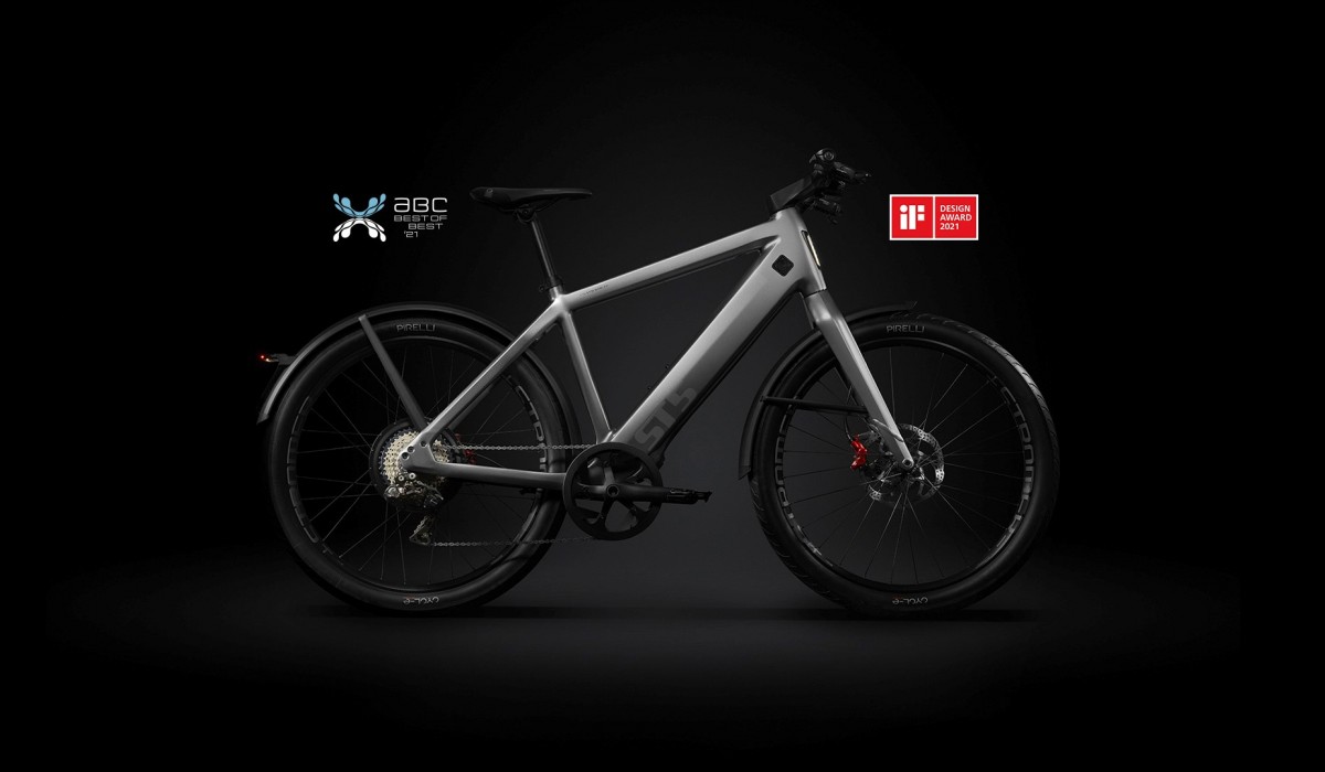 The new Stromer ST5 – with ground frame and fully integrated ABS for additional safety.
