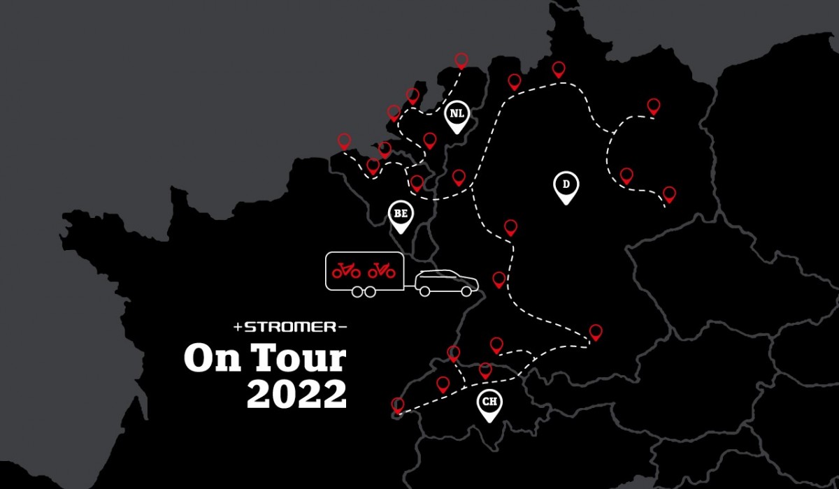 Stromer On Tour 2022 Map