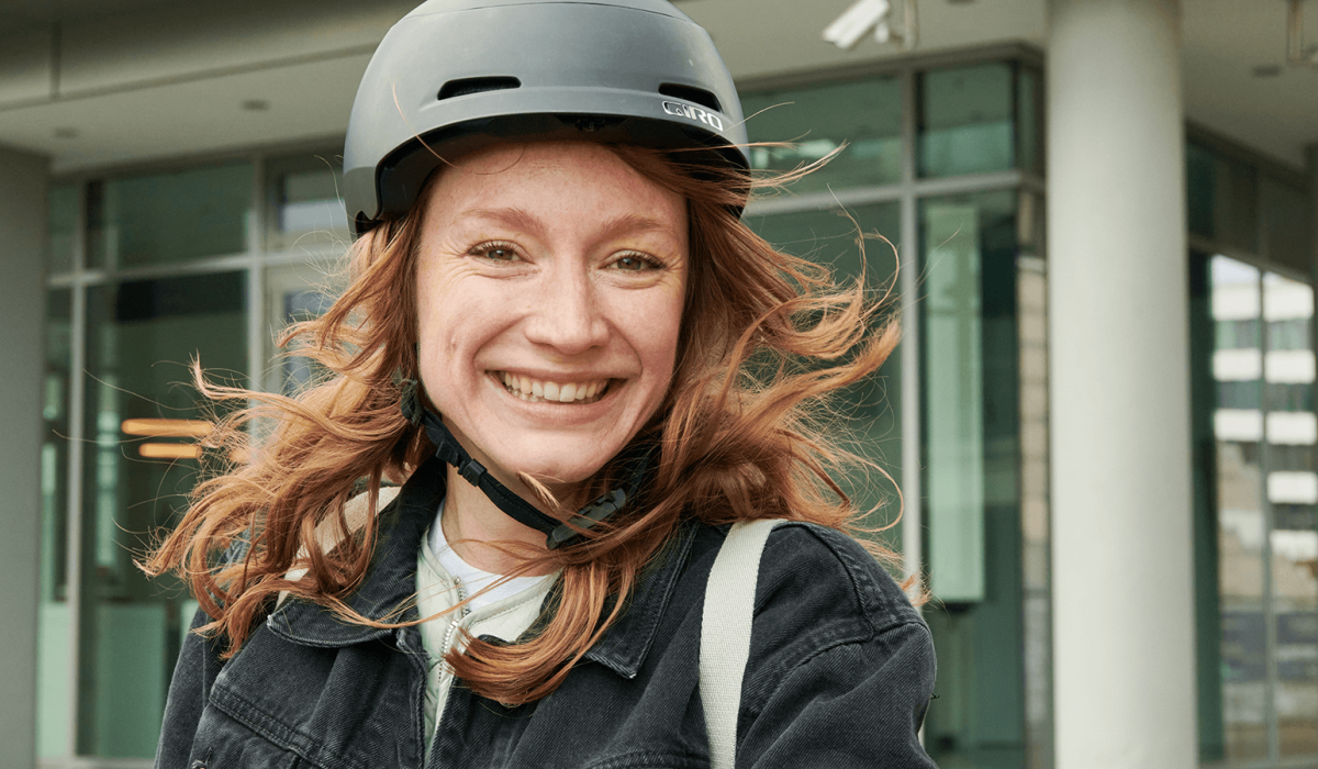 Woman with Stromer Smile