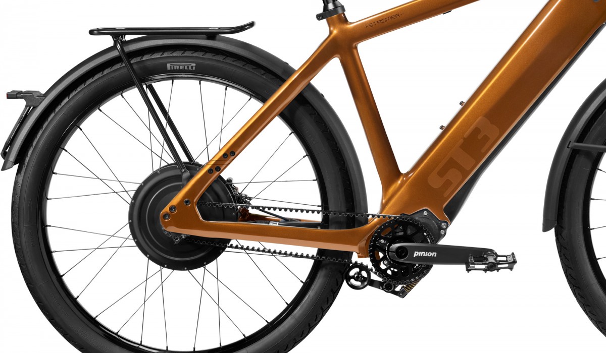 Stromer ST3 Special Edition Speed Pedelec with durable carbon belt drive from Gates. 