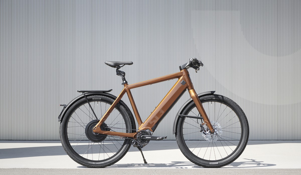 The new Stromer ST3 Special Edition in Ipanema Brown.