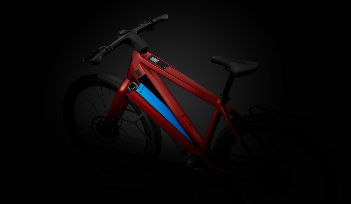 The strongest Stromer battery with a range of up to 180 km.